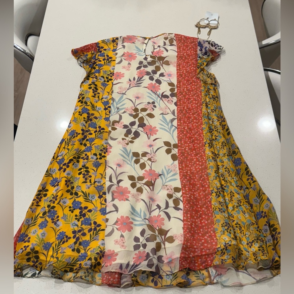 NWOT Varun Bahl Anthropologie Taylor Pintucked Mini Dress, Size: Small - Picture 12 of 12